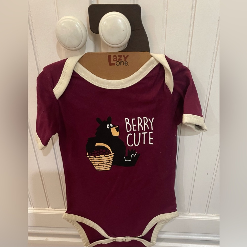 Lazy One Purple Infant Creeper Onesie - Unisex - 18 mo.